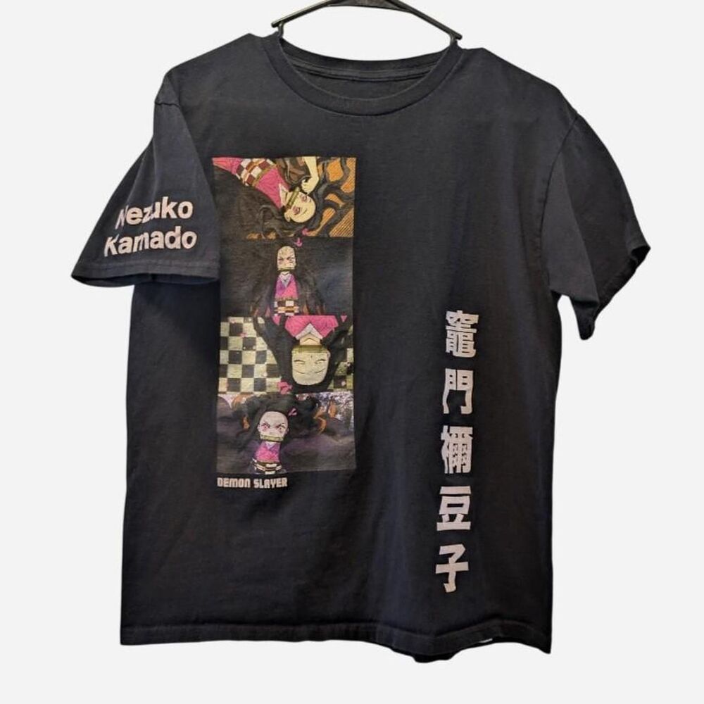 Demon-slayer Men's Black T-shirt